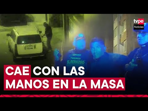 ¡Cae ladrón en pleno robo! Delincuente fue atrapado gracias a las cámaras de seguridad