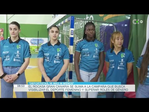 El Rocasa Gran Canaria se une a la iniciativa Deportistas ni más ni menos de RTVC