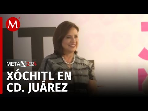 Xóchitl Gálvez tuvo un encuentro con mujeres trabajadoras en Cd. Juárez