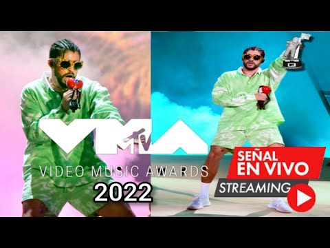 Presentación Bad Bunny MTV VMAs 2022 en vivo, ceremonia de premiación