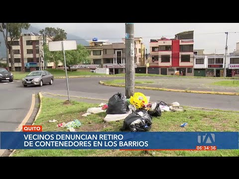 2 mil contenedores de basura han sido retirados de Quito lo que ocasiona acumulación de basura