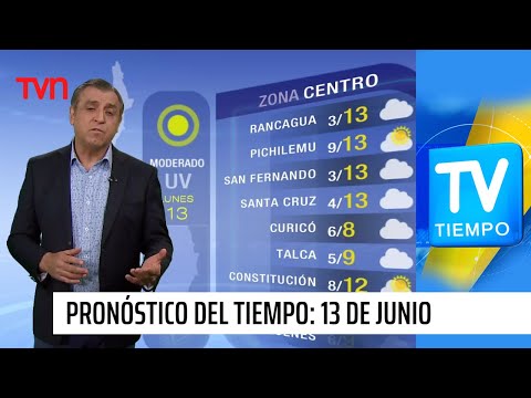 Pronóstico del tiempo: Lunes 13 de junio | TV Tiempo