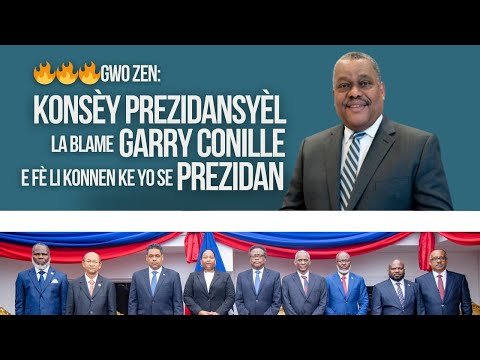 Gwo Zen: Konsèy Prezidansyèl la blame Garry Conille e fè li konnen ke yo se Prezidan