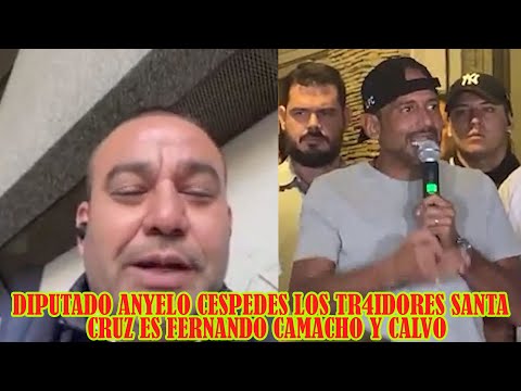 DIPUTADO ANYELO CESPEDES DICE EL UNICO QUE GANO CON EL PARO FUE FERNANDO CAMACHO...