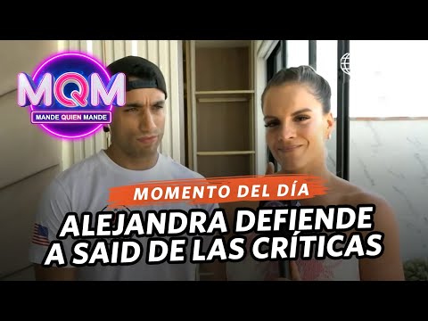 Mande Quien Mande: Alejandra Baigorria se 'quiebra' al defender a Said (HOY)