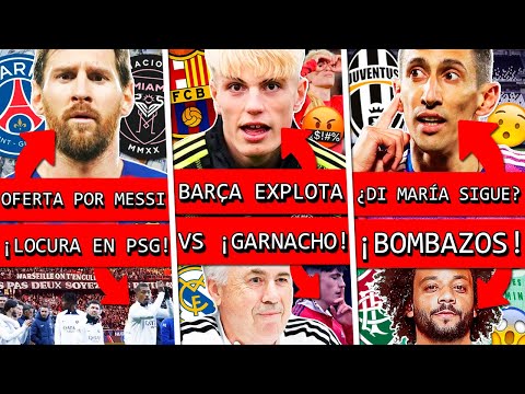 ¡MLS se LANZA por MESSI!+ BARÇA explota vs GARNACHO ¿Se va a REAL MADRID?+ HINCHAS presionan a PSG