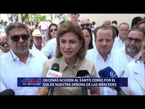 Decenas acuden al santo cerro por el Día de Nuestra Señora de Las Mercedes