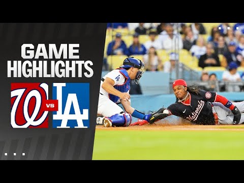 Nationals vs. Dodgers Game Highlights (4/16/24) | MLB Highlights