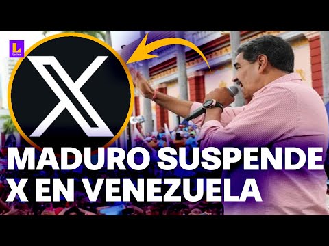 Nicolás Maduro suspende X (Twitter) en toda Venezuela por 10 días