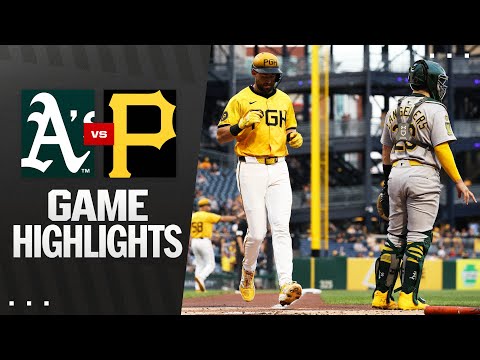 Athletics vs. Pirates Game Highlights (9/19/25) | MLB Highlights