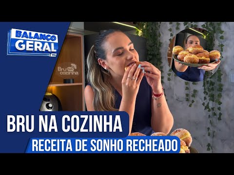 HOJE FOI DIA DO QUADRO “BRU NA COZINHA”