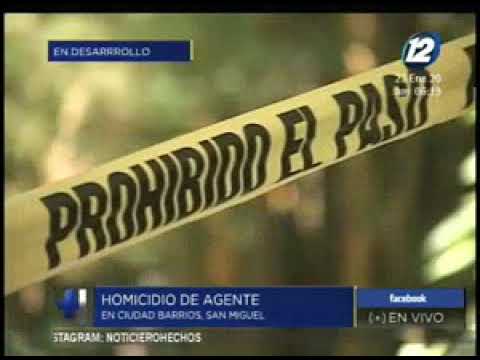 Agente de la PNC fue asesinado en Ciudad Barrios