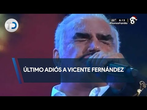 Último adiós a Vicente Fernández