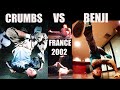 Bboy CRUMBS (USA) Vs. Benji (France) 8 Round Bboy Battle in 2002