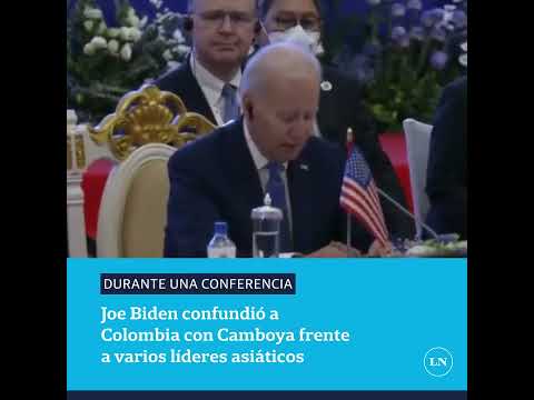 Joe Biden confundió a Colombia con Camboya