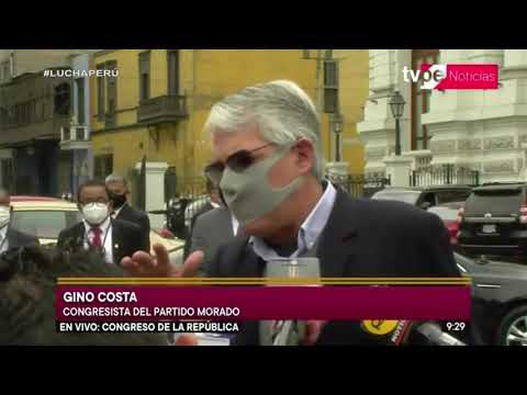 Gino Costa sobre vacancia presidencial: “No generemos nuevas crisis y más inestabilidad”