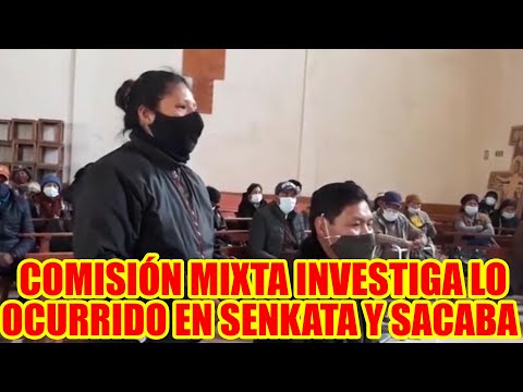 COMISIÓN MIXTA DE LA ASAMBLEA LEGISLATIVA INVESTIGA LOS HECHOS OCURRIDOS EN SENKATA Y SACABA..