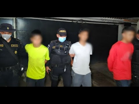 Tres capturados por ataque armado en Zona 5 de Villa Nueva