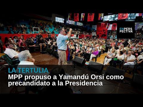 MPP propuso a Yamandú Orsi como precandidato a la Presidencia