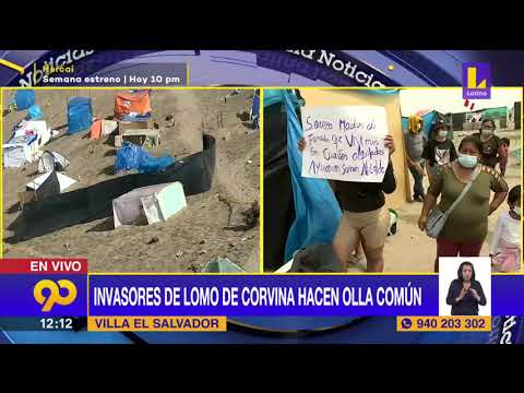 ? Con volantes piden retiro pacifico de invasores en Lomo de corvina | Latina Noticias