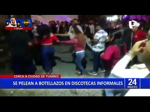 Tumbes: personas se pelean en discotecas informales