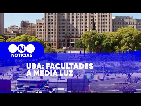 UBA: FACULTADES a MEDIA LUZ por la IMPOSIBILIDAD de AFRONTAR GASTOS - Telefe Noticias