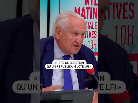 Elections législatives : Hors de question qu'un républicain vote LFI