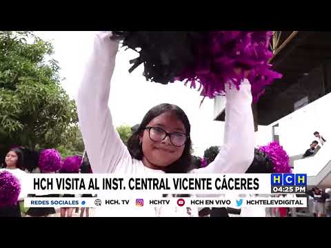 ¡LLegó el más esperado! HCH visita el Instituto Central Vicente Cáceres