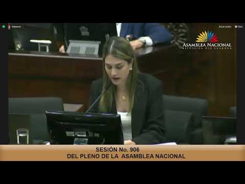 Votación de la moción presentado por el Asambleísta Valentina Centeno Arteaga