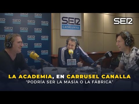 LOS PROTAGONISTAS DE 'LA ACADEMIA' PRESENTAN LA SERIE: PODRÍA SER LA MASÍA O LA FÁBRICA