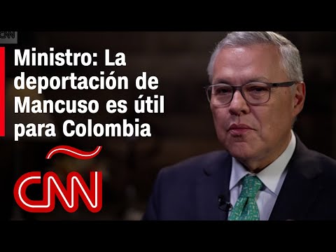 Ministro de Justicia de Colombia habla de migración, Salvatore Mancuso y la actualidad del país
