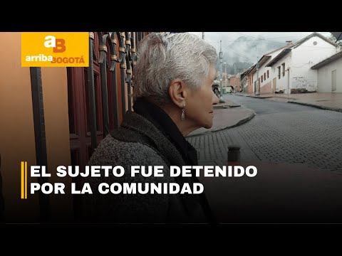 Hombre golpeó brutalmente a adulta mayor de 86 años en el centro de Bogotá | CityTv