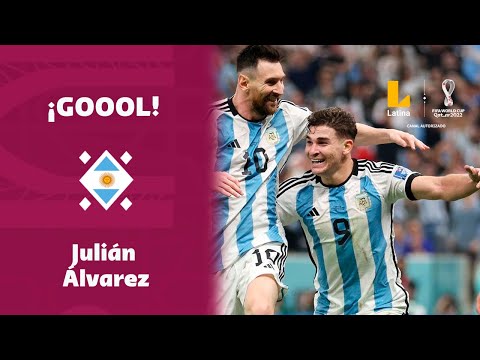 ¡QUÉ GOLAZO! Julián Álvarez marcó un gran tanto y puso a Argentina 2-0 ante su similar de Croacia