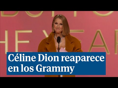 Céline Dion reaparece en los Grammy tras más de dos años alejada de los focos por su enfermedad