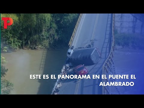 Dos policías muertos y 15 heridos tras colapso de puente El Alambrado | 13.04.2023 #TPNoticias