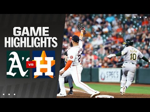 As vs. Astros Game Highlights (9/12/24) | MLB Highlights