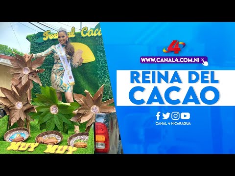 Desfile y coronación de la reina del cacao en el municipio de Nuevas Guinea, R.A.C.C.S.