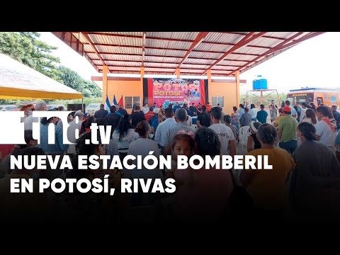 Inauguran nueva estación de bomberos para las familias en Potosí, Rivas - Nicaragua