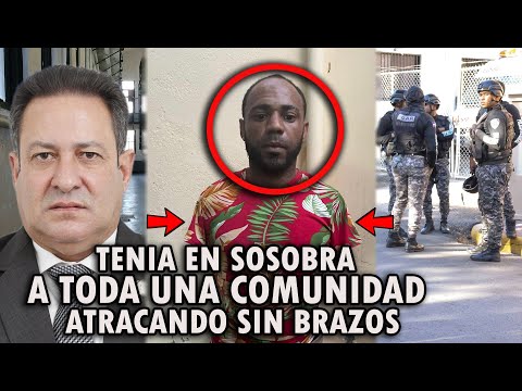 ESTE DELINCUENTE NO TIENE SUS BRAZOS Y FUE SORPRENDIDO POR LA POLICÍA ATRACANDO!!!