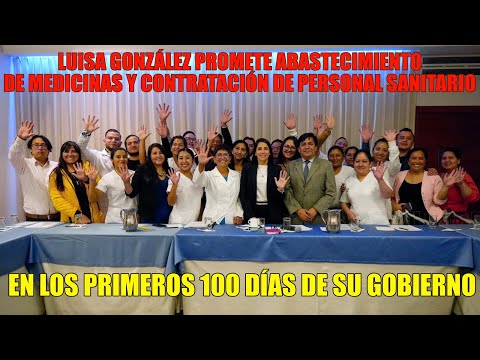 Cambio Radical en la Salud! Luisa González Promete Revolución Médica Primeros 100 Días de Presidenta
