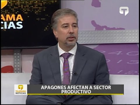 Esteban Coello Pdte  Cámara de Comercio Ecuatoriana Americana Apagones afectan a sector productivo
