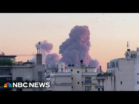 Israel launches airstrike on Hezbollah headquarters in Beirut