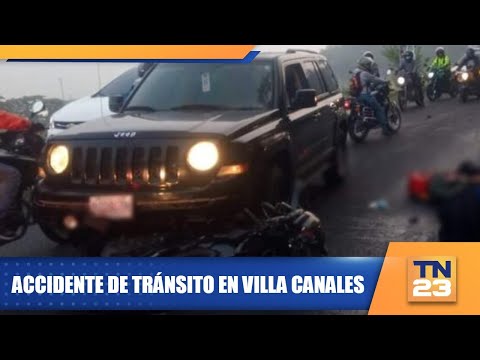 Accidente de tránsito en Villa Canales