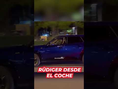 RÜDIGER CELEBRANDO desde el COCHE por las CALLES de MADRID