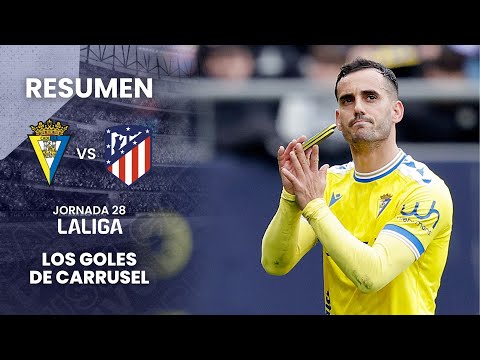 ¡Amarillos son los corazones! Resumen de goles del Cádiz 2 - 0 Atlético de Madrid