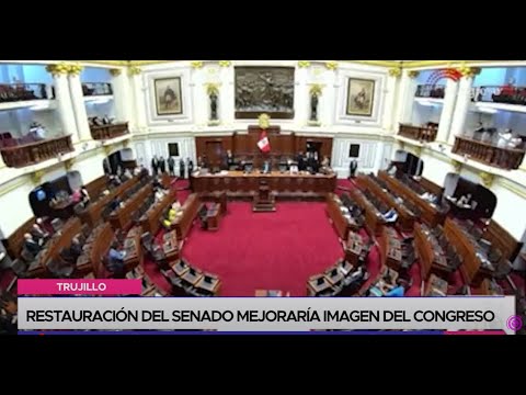 Trujillo: restauración del Senado mejoraría imagen del Congreso