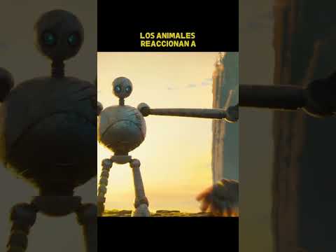 Los animales reaccionan a Robot Salvaje