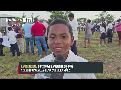 ¡Muy felices! Así celebran niños y niñas una nueva escuela en Puerto Cabezas - Nicaragua