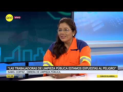 Isabel Cortez: Las trabajadora de limpieza pública de Perú estamos expuestas al peligro