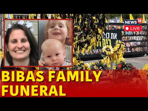 Bibas Family Funeral LIVE | Hundreds Gather For Bibas Family Funeral | Israel Hamas War | N18G